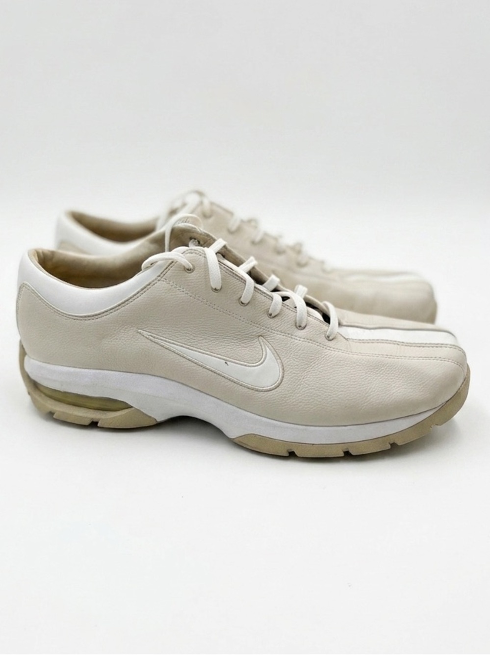 Nike Air Golf Giddy Up Tan Leather Golf Shoes Women's Size 11